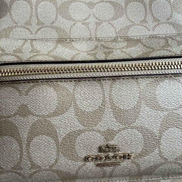 Coach charlie medium backpack light khaki and pink blossom - Picture 3 of 13